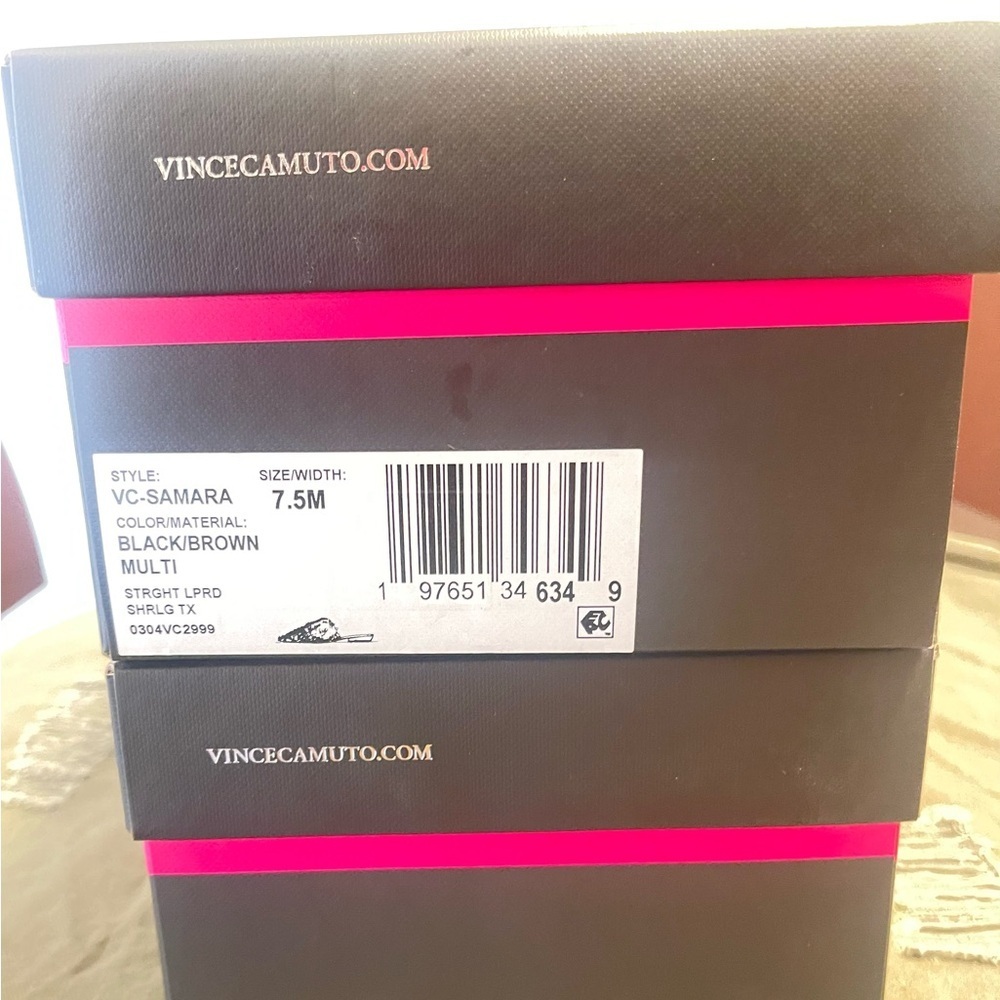Vince Camuto Women's Leopard Print Slippers - Picture 3 of 3